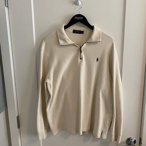 Men’s Polo Ralph Lauren Large Quarter Zip Pullover